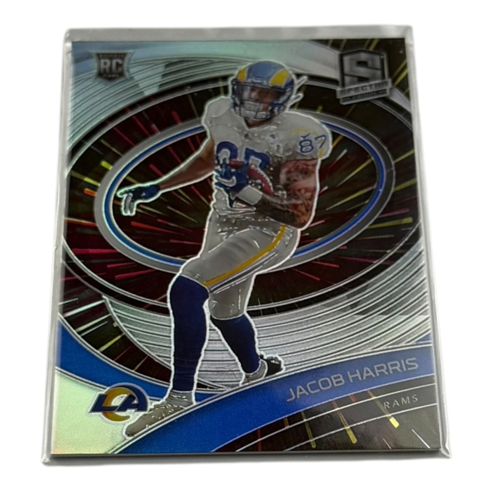 2021 Panini Spectra Jacob Harris RC Prizm Los Angeles Rams #175 Serial 34/75